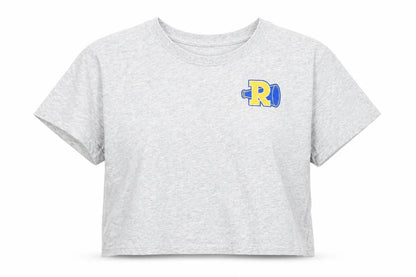 Riverdale Womens Grey Cotton Basic T-Shirt Size M Round Neck