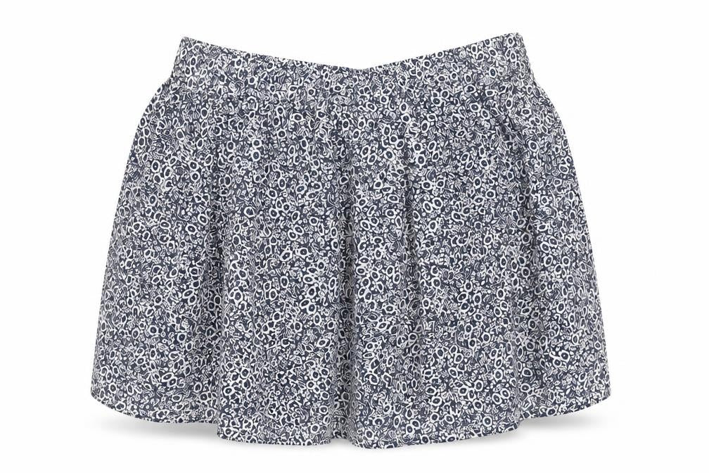 Marks & Spencer Womens Blue Floral Cotton Skater Skirt Size 20