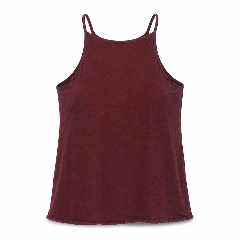 River Island Womens Purple Viscose Basic Tank Size 10 Round Neck