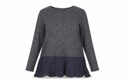 Tu Womens Green Viscose A-Line Size 16 Round Neck Pullover