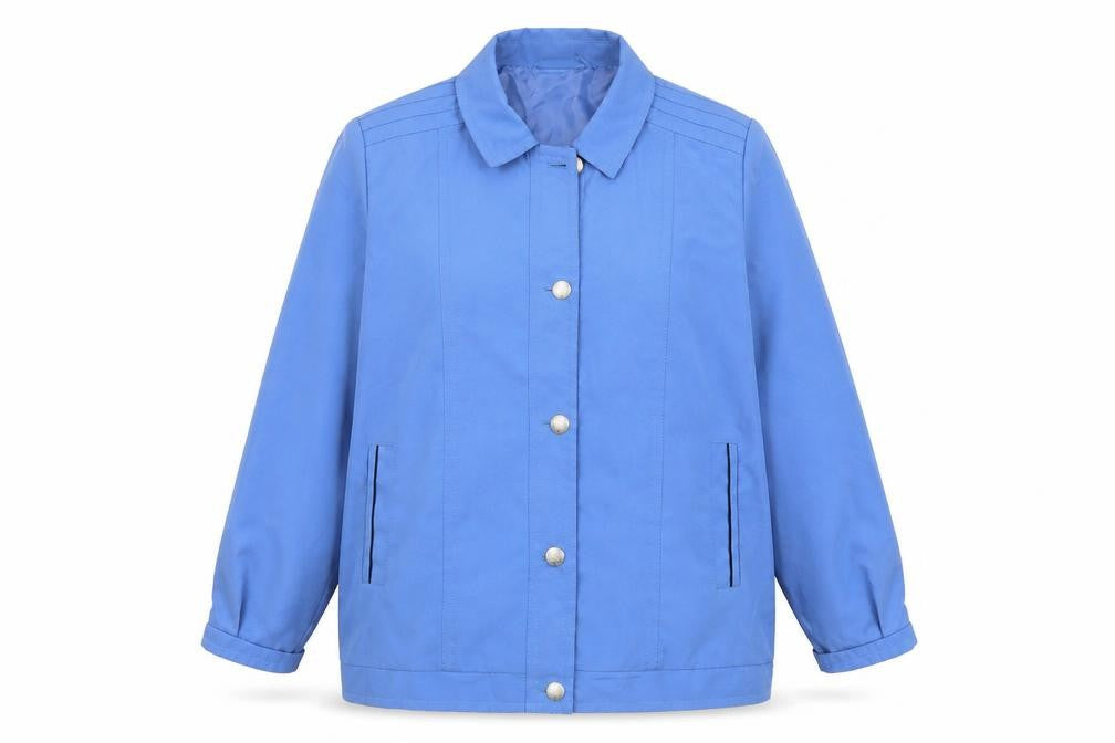 Analina Womens Blue Jacket Size 16 Button