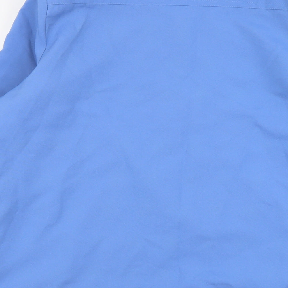 Analina Womens Blue Jacket Size 16 Button