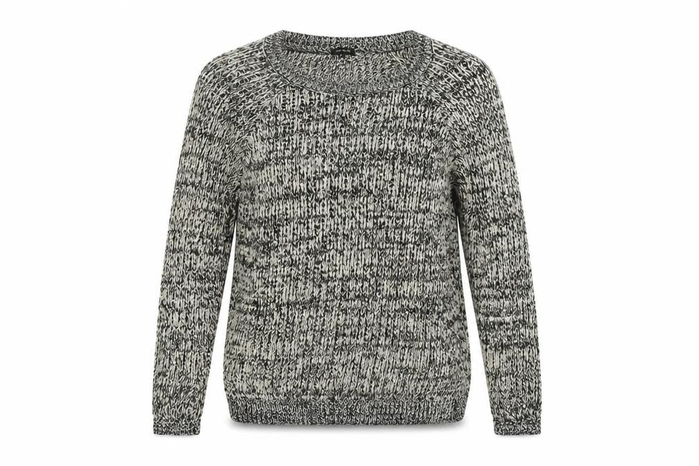 River Island Womens Black Scoop Neck Polyester Pullover Jumper Size 8
