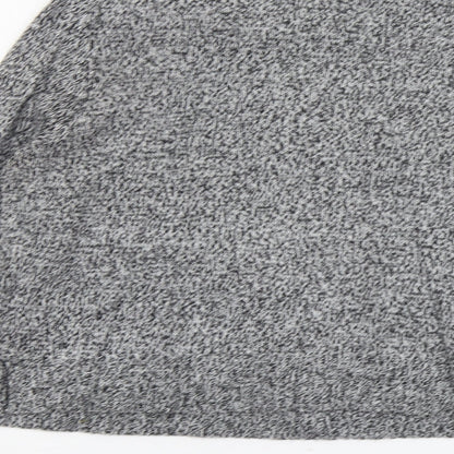 H&M Womens Grey Scoop Neck Acrylic Pullover Jumper Size M