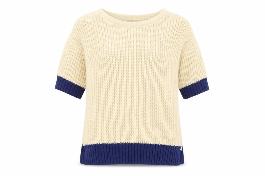 Atmosphere Womens Beige Scoop Neck Acrylic Pullover Jumper Size 6