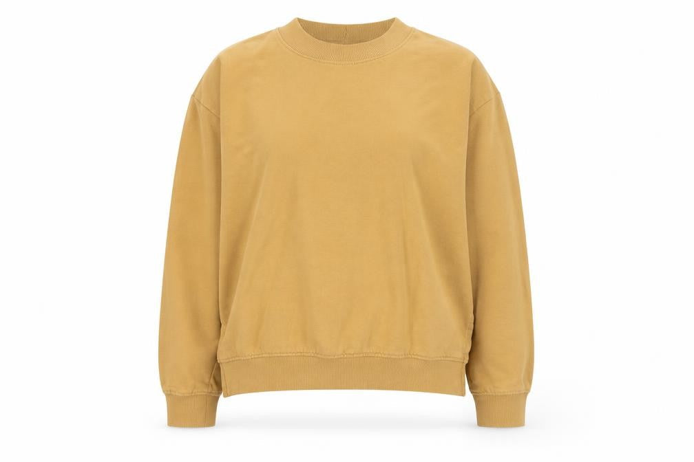 H&M Womens Beige Cotton Pullover Sweatshirt Size XS Pullover