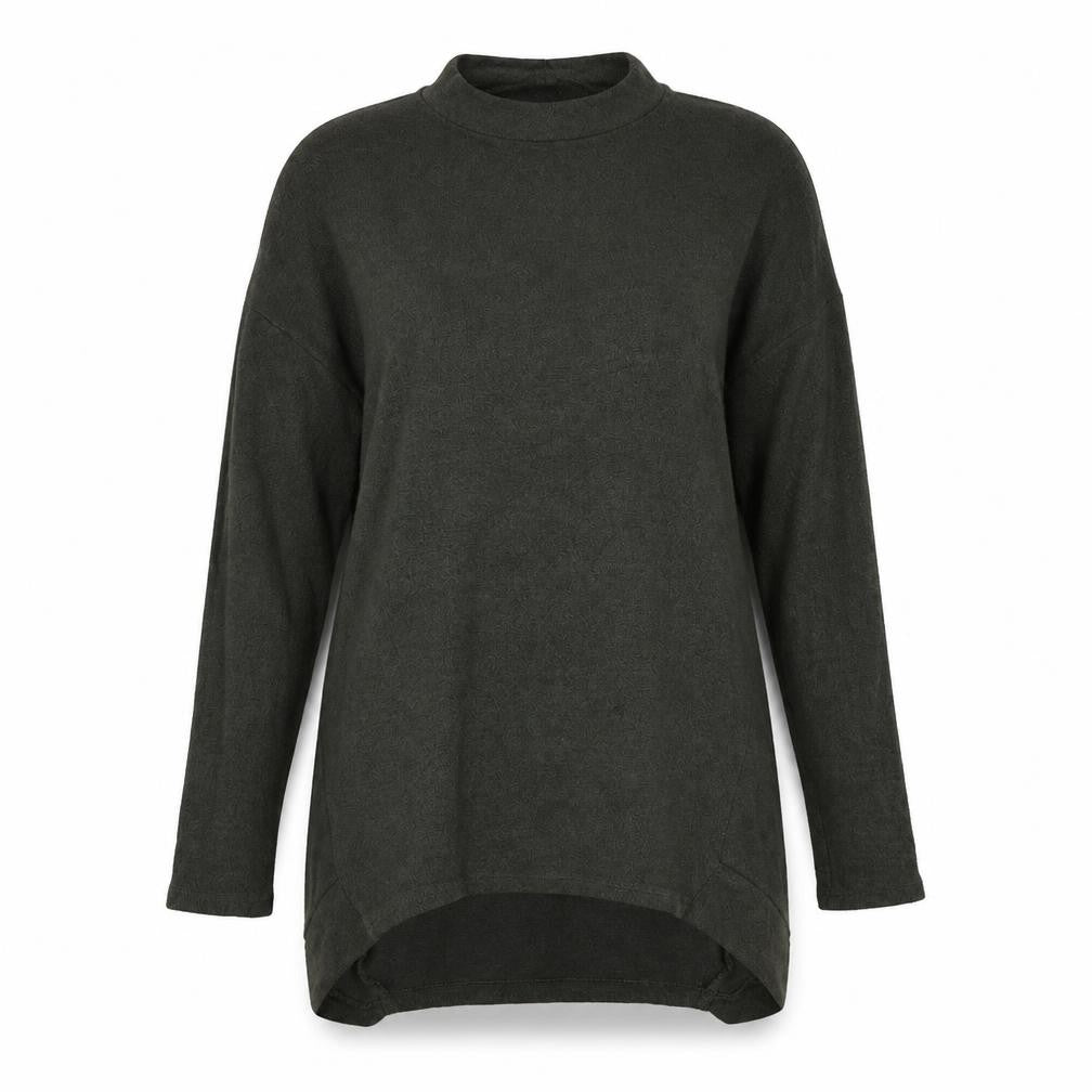 River Island Womens Green Round Neck Viscose Pullover Jumper Size 6
