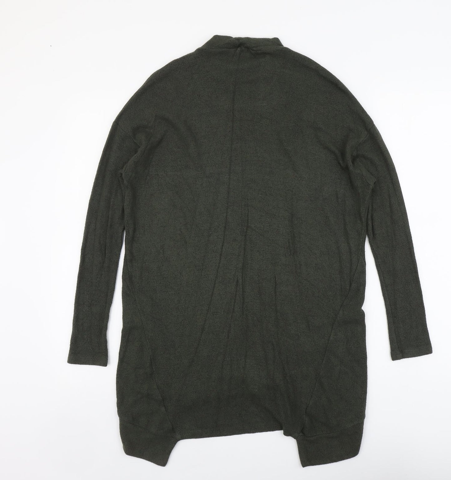 River Island Womens Green Round Neck Viscose Pullover Jumper Size 6