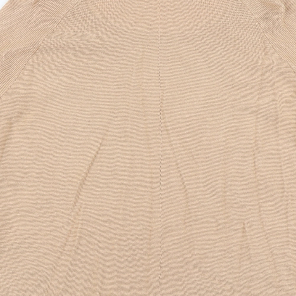 Steilman Womens Beige Scoop Neck Cotton Pullover Jumper Size S