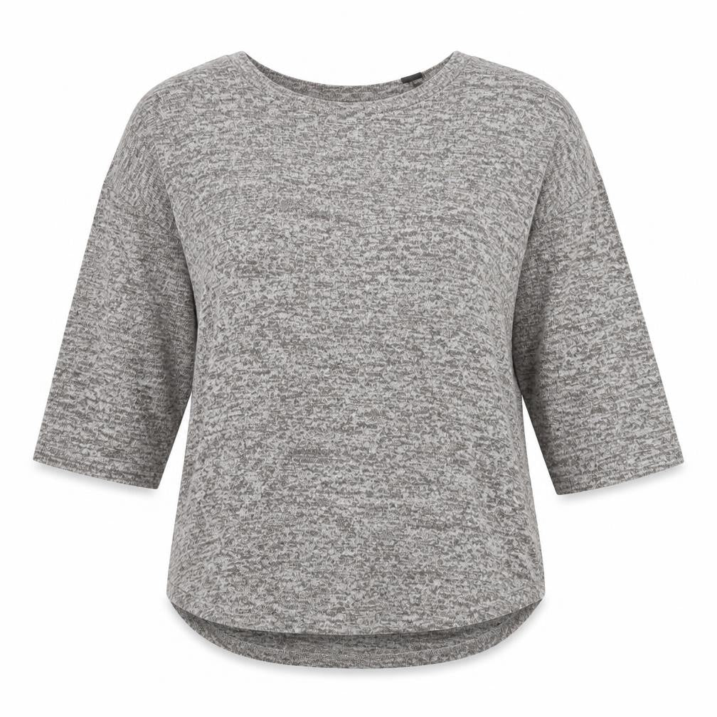 Primark Womens Grey Round Neck Polyester Pullover Jumper Size 10 - Size 10-12