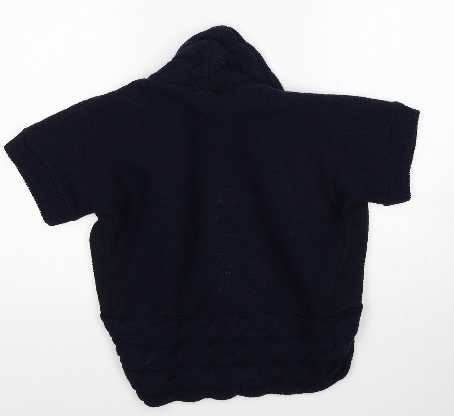 Dorothy Perkins Womens Blue V-Neck Acrylic Cardigan Jumper Size S