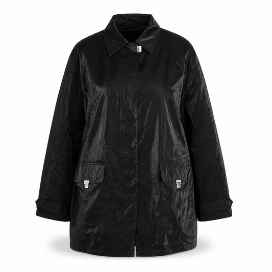 Astraka Womens Black Jacket Size L Button