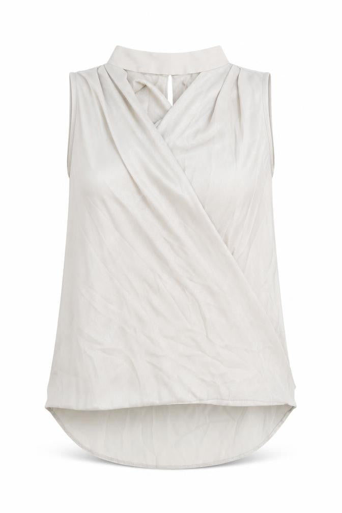 Dorothy Perkins Womens Grey Polyester Basic Tank Size 14 Round Neck