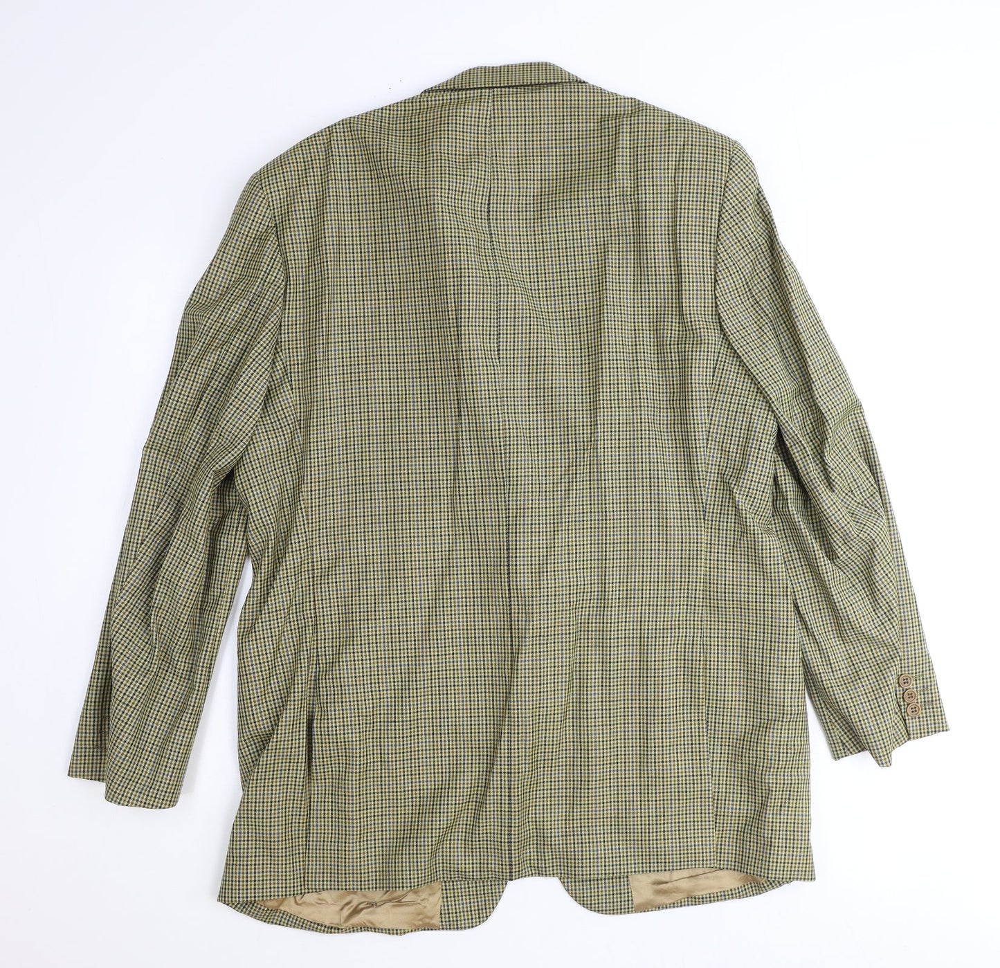Marks and Spencer Mens Brown Check Polyester Jacket Suit Jacket One Size Regular