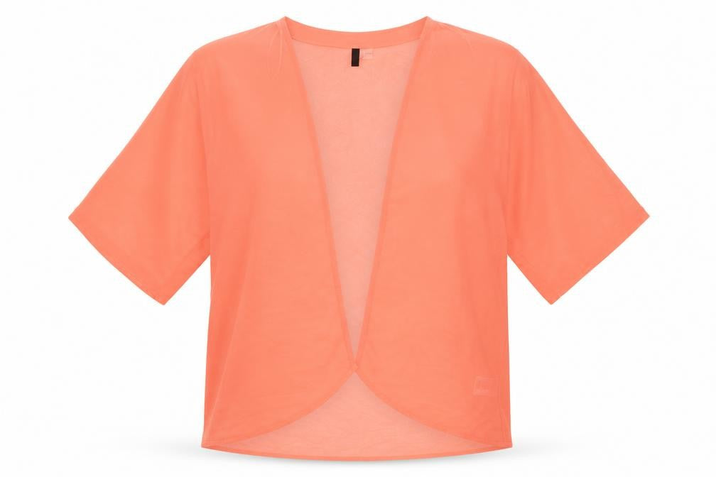 Divided Womens Pink Polyester Basic Blouse Size L V-Neck