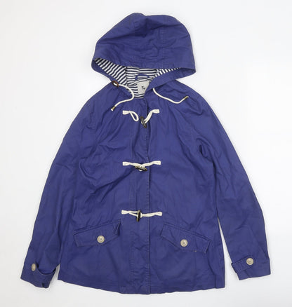Tu Womens Blue Jacket Size 8 Snap