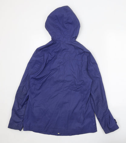 Tu Womens Blue Jacket Size 8 Snap