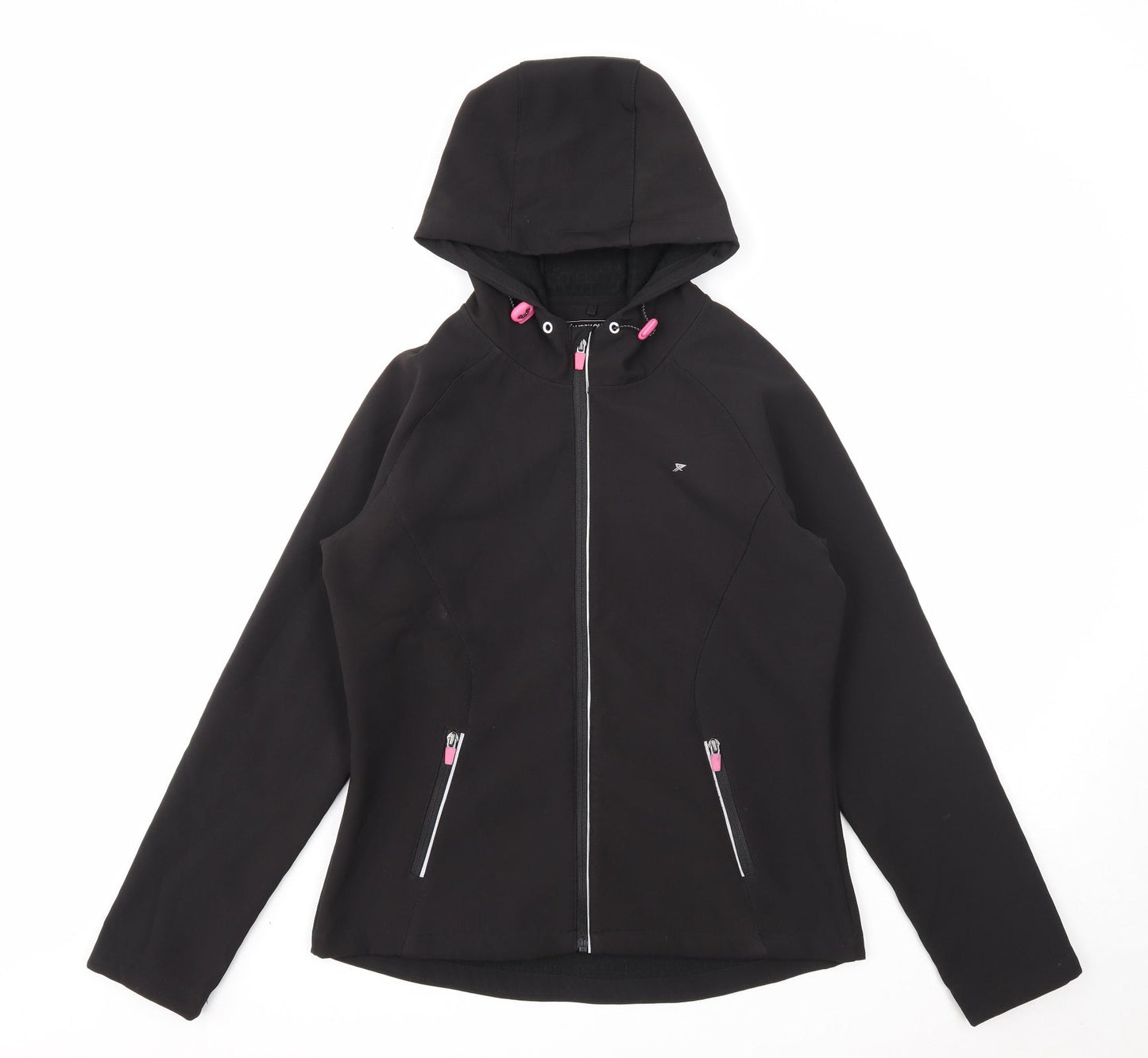 Workout Womens Black Jacket Size S Zip
