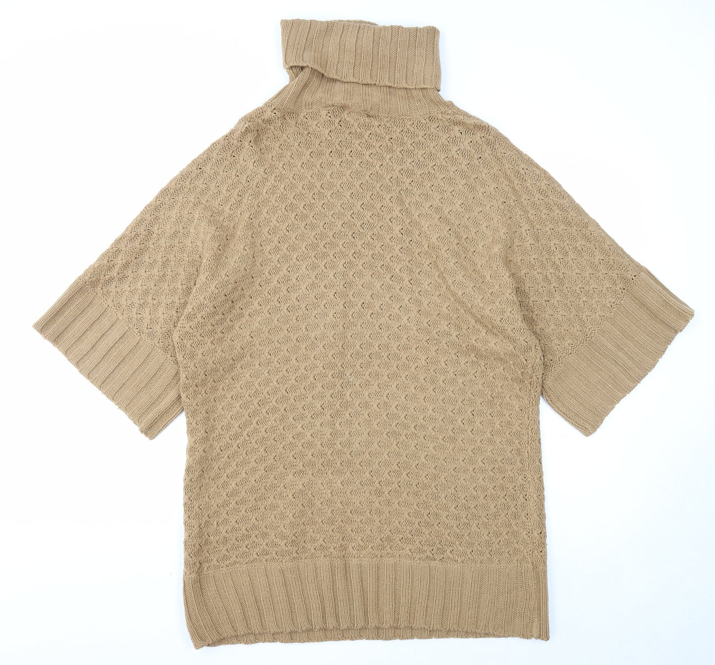 Atmosphere Womens Brown Roll Neck Acrylic Pullover Jumper Size M