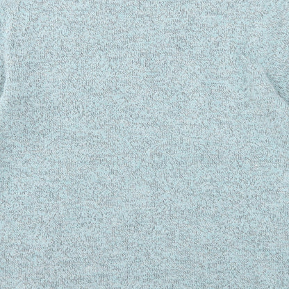 Damart Womens Blue V-Neck Polyamide Pullover Jumper Size 8