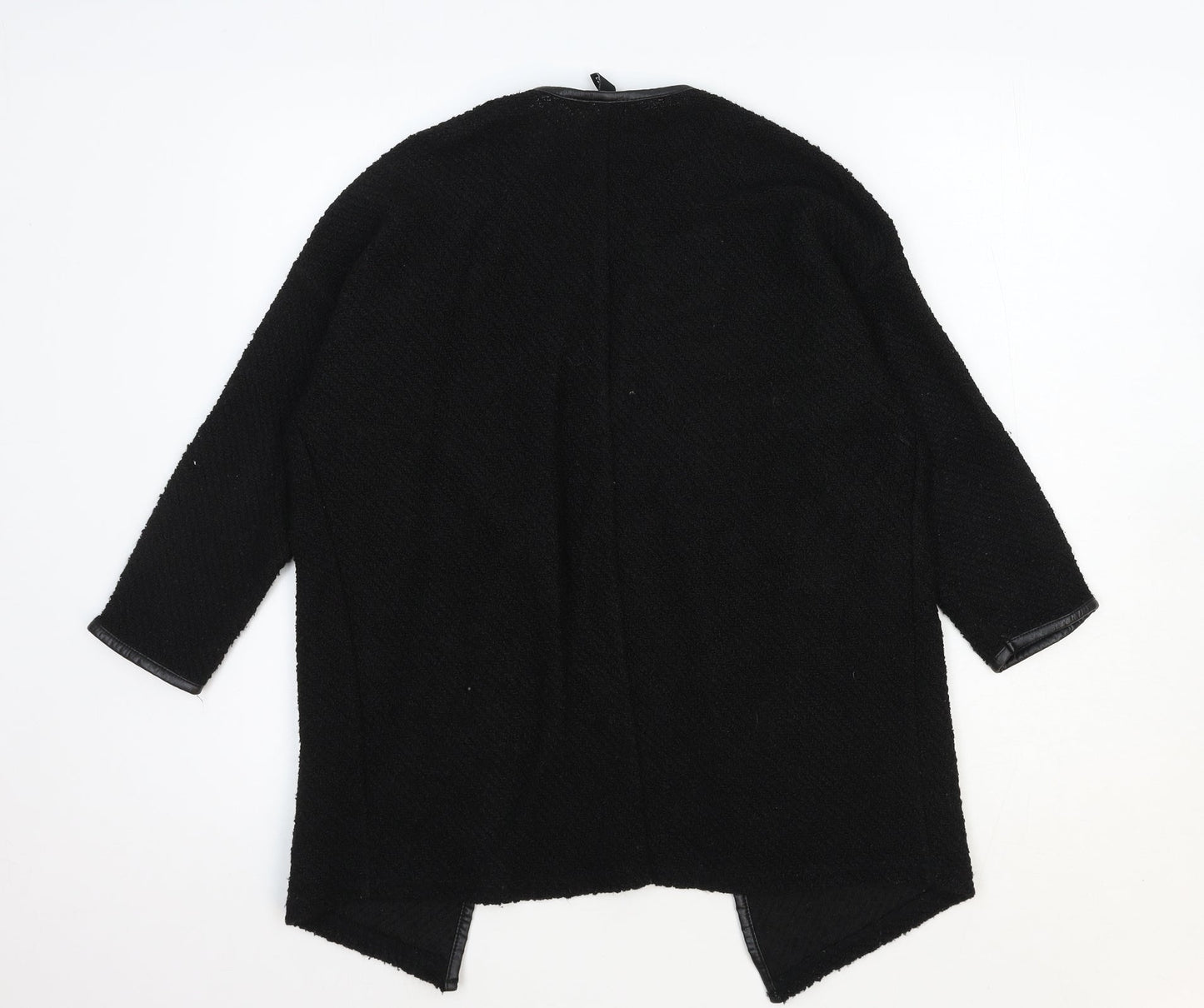 H&M Womens Black V-Neck Cotton Cardigan Jumper Size S
