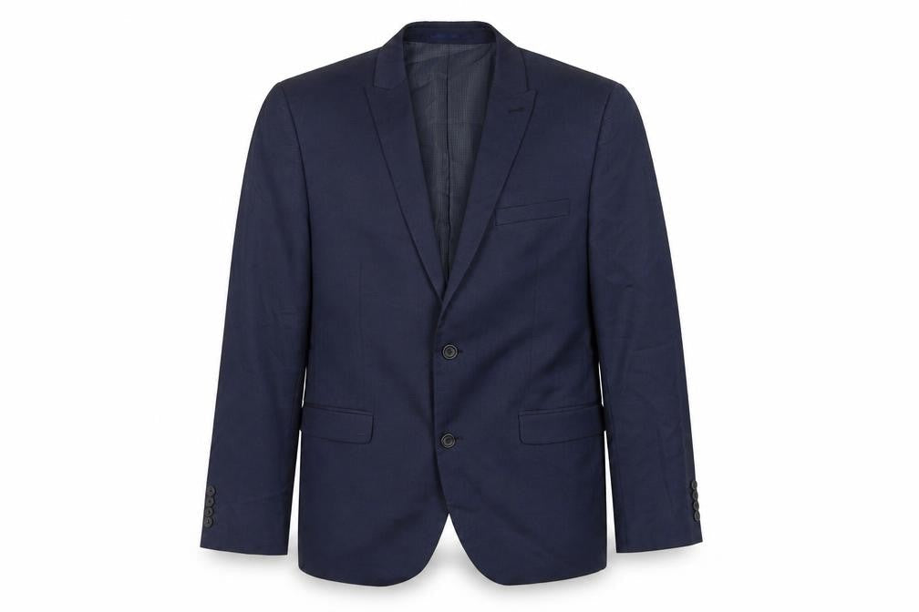 NEXT Mens Blue Cotton Jacket Suit Jacket Size 42 Regular