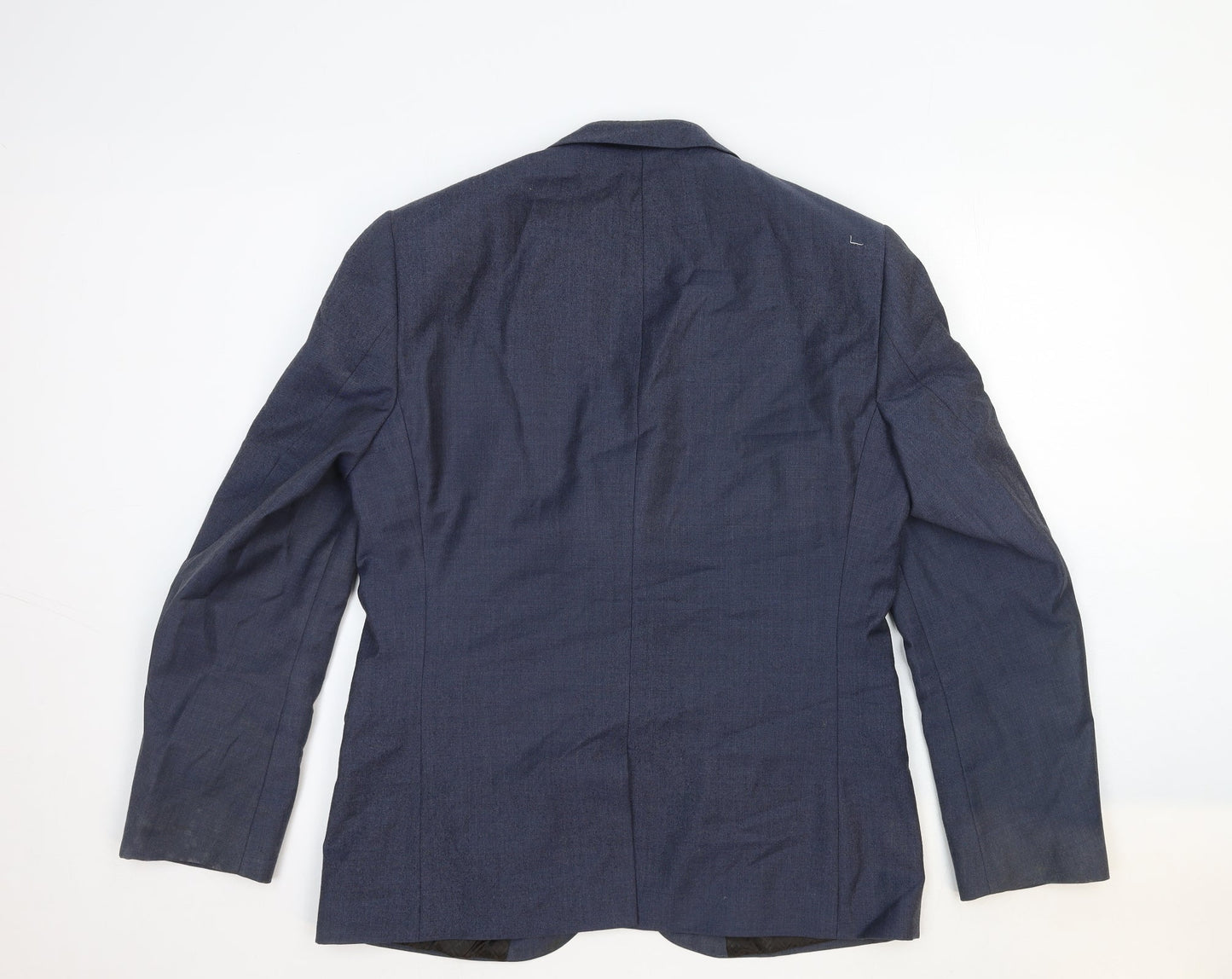 NEXT Mens Blue Cotton Jacket Suit Jacket Size 42 Regular