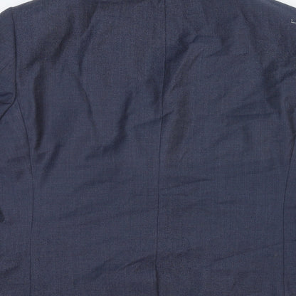 Next Mens Blue Cotton Jacket Suit Jacket Size 42 Regular
