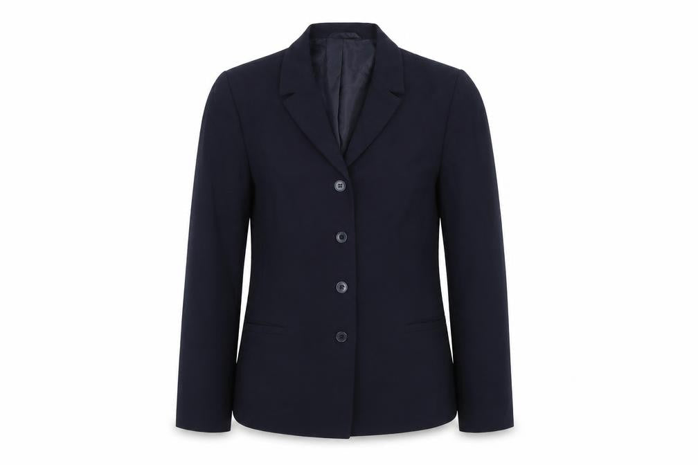 NEXT Womens Blue Cotton Jacket Blazer Size 12 Button