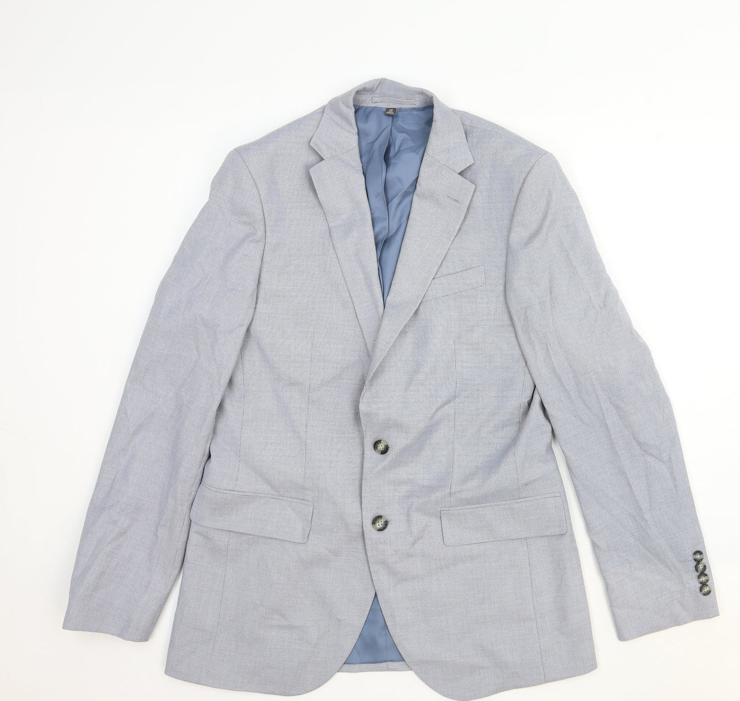 Garfield & Marks Womens Grey Cotton Jacket Blazer Size M