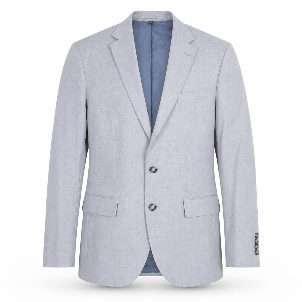 Garfield & Marks Womens Grey Cotton Jacket Blazer Size M