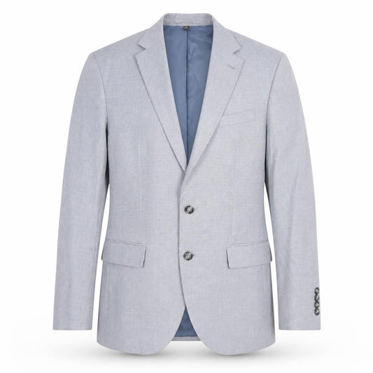 Garfield & Marks Womens Grey Cotton Jacket Blazer Size M