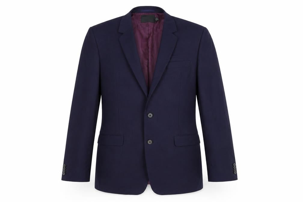 ASOS Mens Blue Cotton Jacket Suit Jacket Size 42 Regular