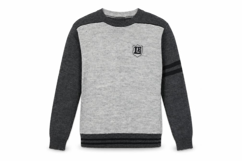 Lee Mens Grey Roll Neck Acrylic Pullover Jumper Size S Long Sleeve