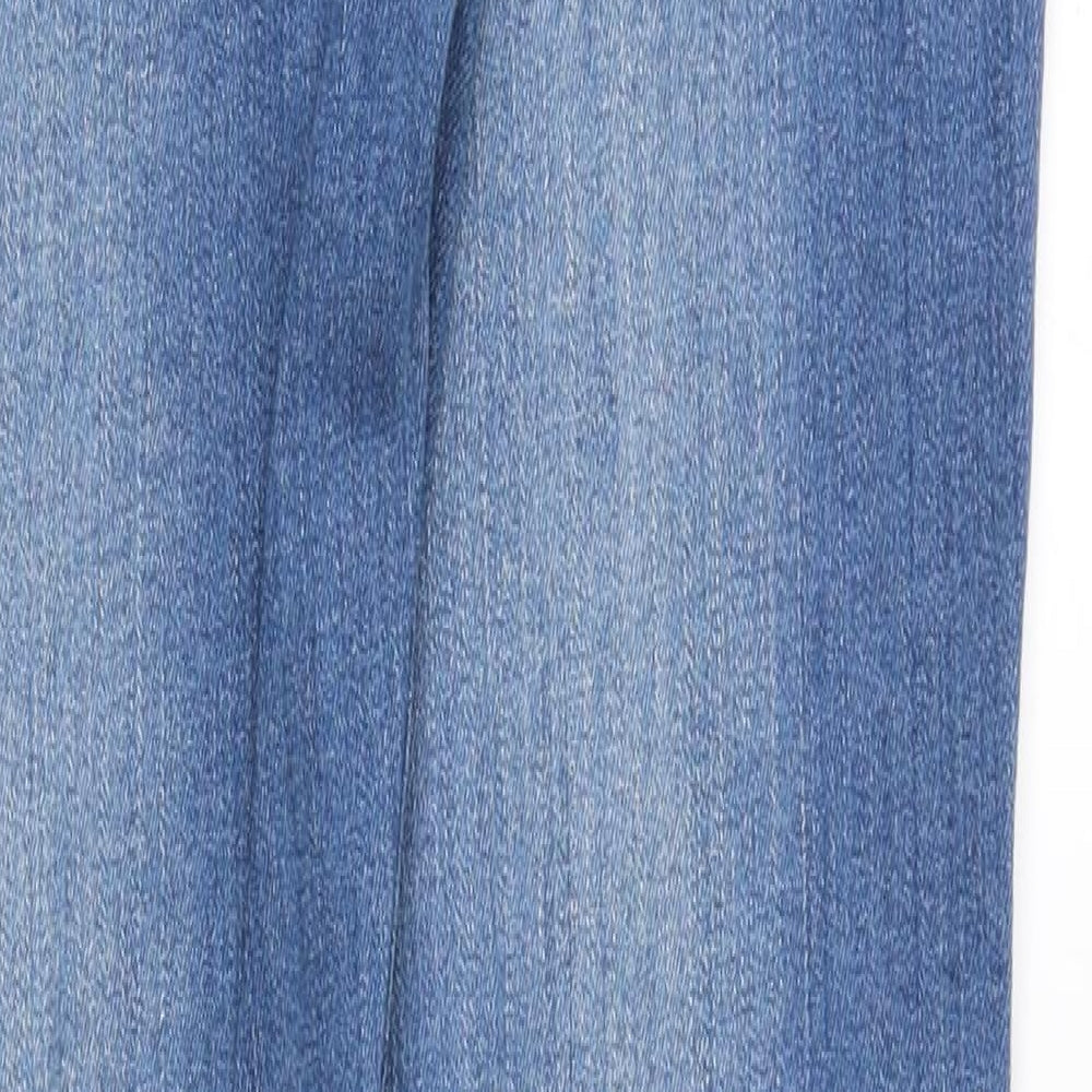 Seven Series Mens Blue Cotton Skinny Jeans Size 34 in Slim Zip