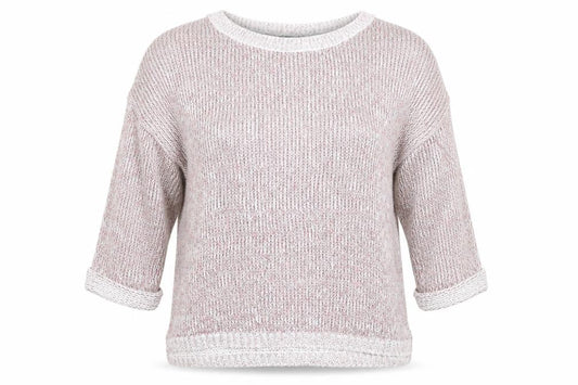 Warehouse Womens Pink Round Neck Acrylic Pullover Jumper Size 10