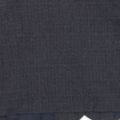 EWM Womens Blue Jacket Blazer Size 10 Button