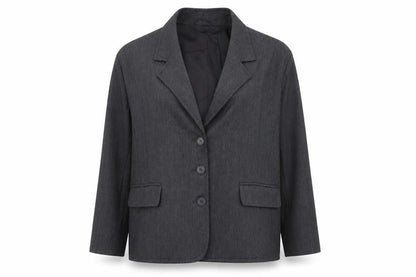 Next Womens Grey Wool Jacket Blazer Size 16