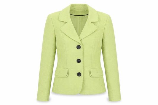 Debenhams Womens Green Polyacrylate Fibre Jacket Blazer Size 10