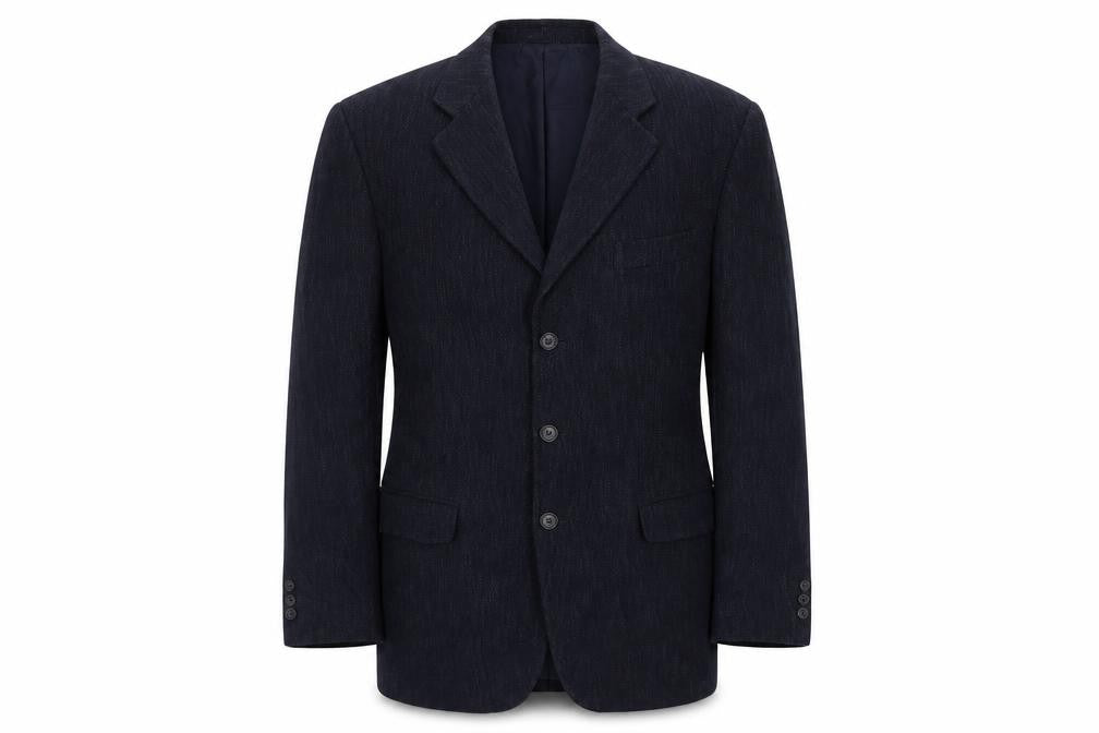 Marks & Spencer Mens Blue Viscose Jacket Blazer Size 40 Regular