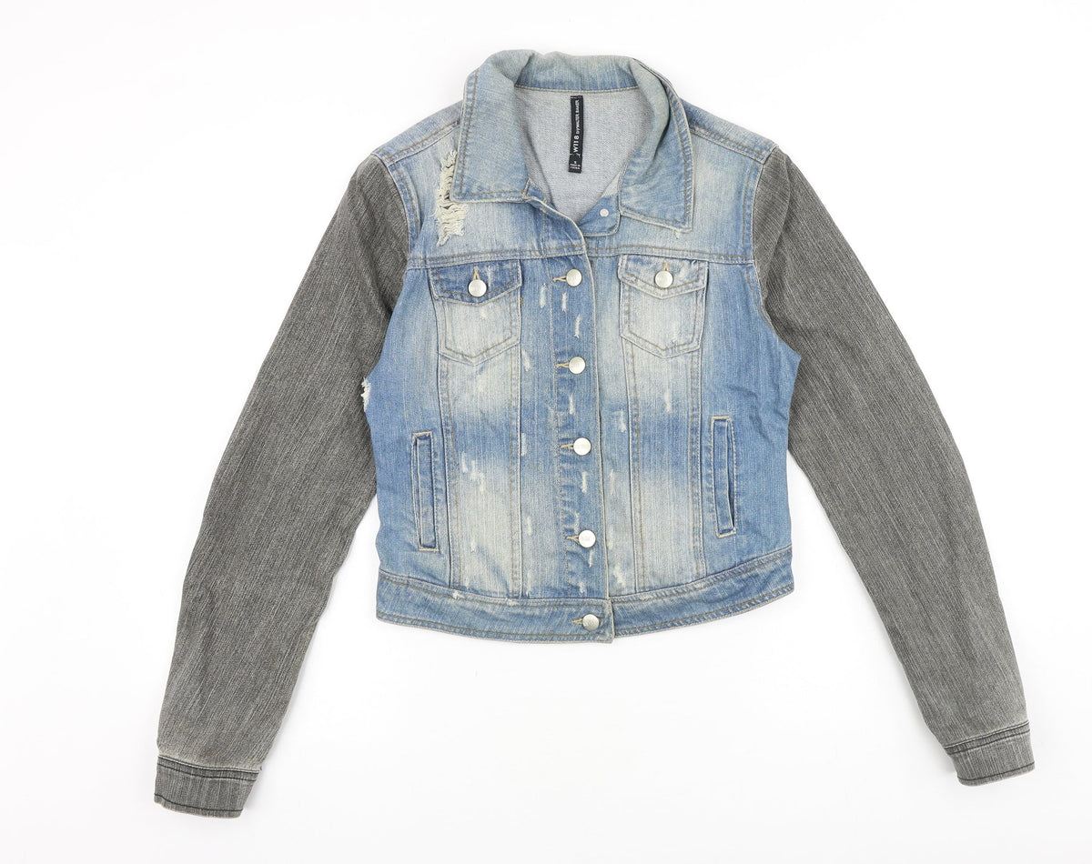 Walter Baker Womens Blue Jacket Size S Button