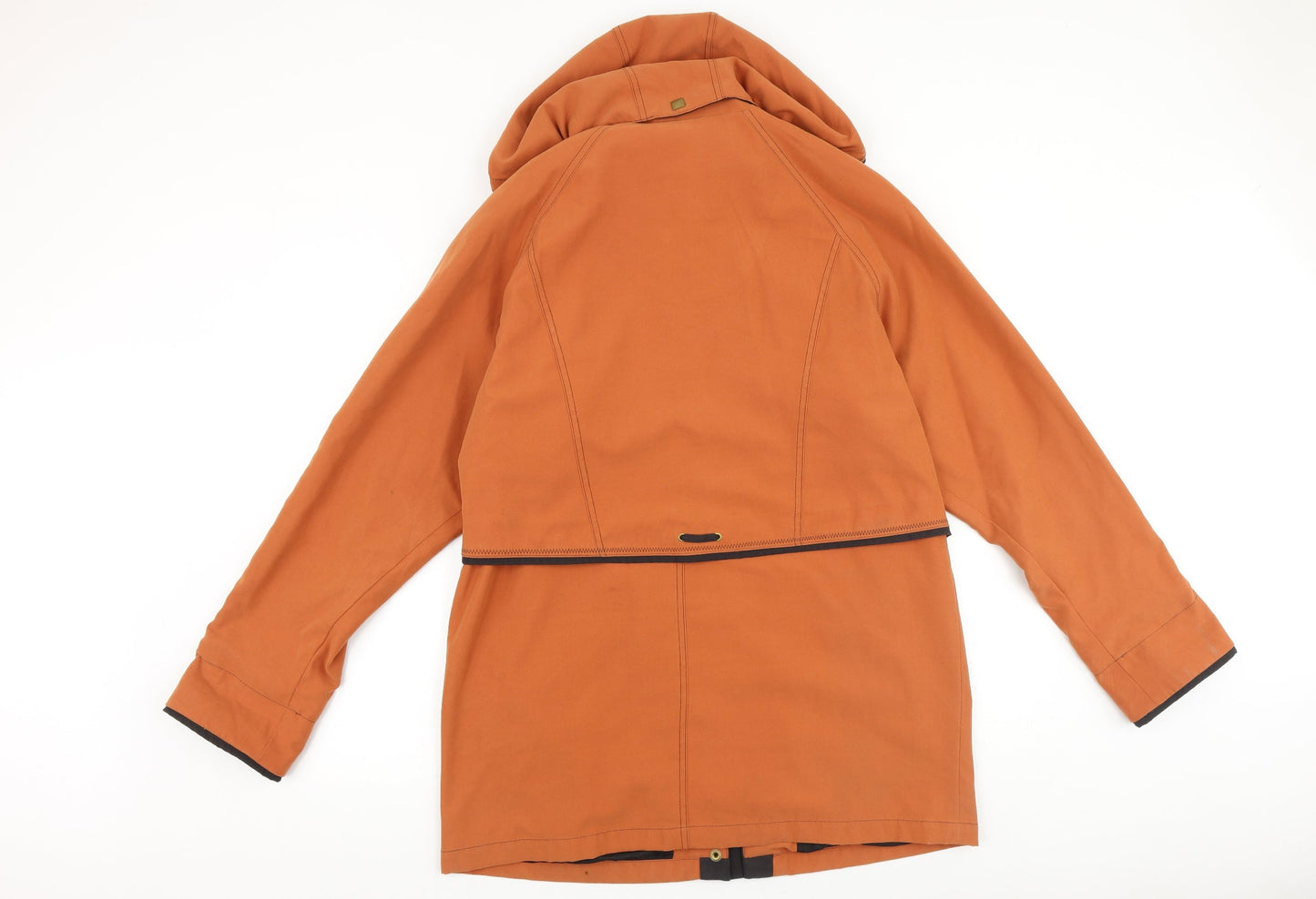 Essentials Womens Orange Jacket Size 10 Zip