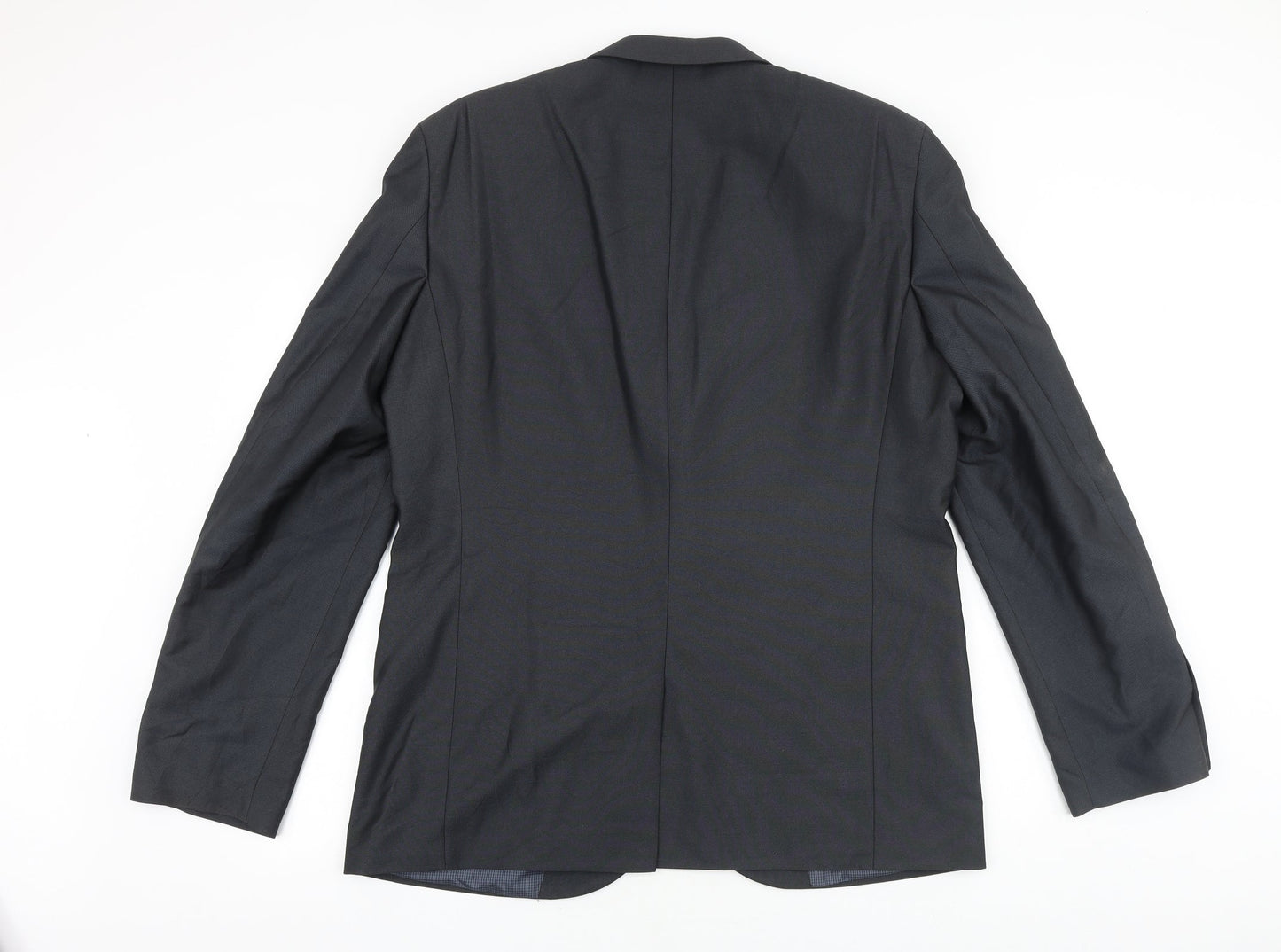 NEXT Mens Grey Polyester Jacket Suit Jacket Size 44 Regular