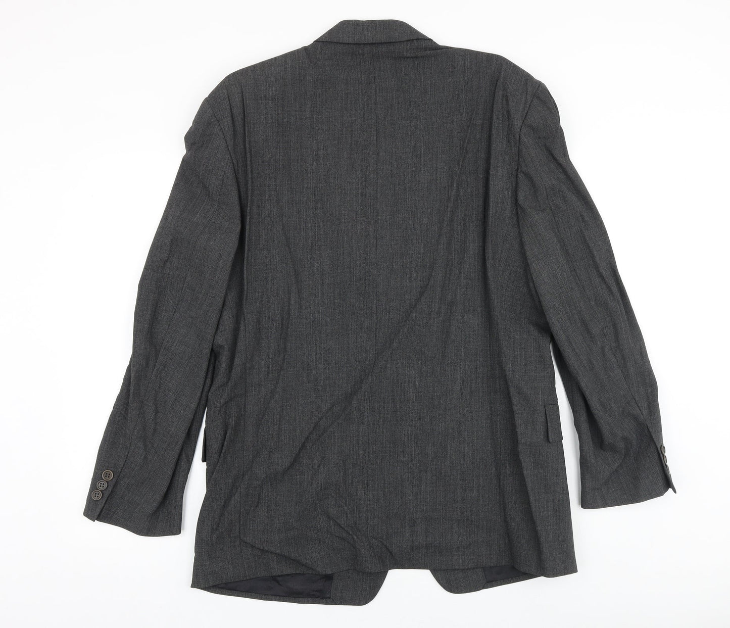 Ciro Citterio Mens Grey Polyester Jacket Suit Jacket Size 38 Regular