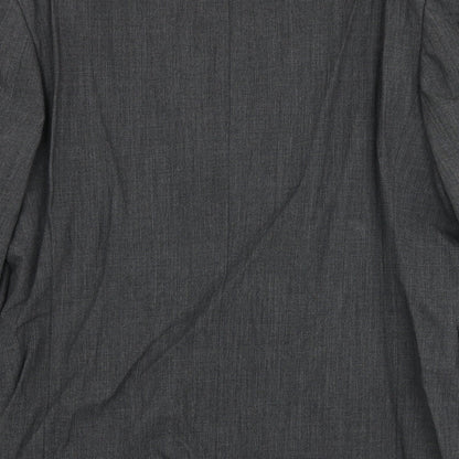 Ciro Citterio Mens Grey Polyester Jacket Suit Jacket Size 38 Regular