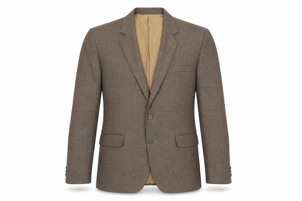 Guards London Mens Brown Polyester Jacket Suit Jacket Size 38 Regular