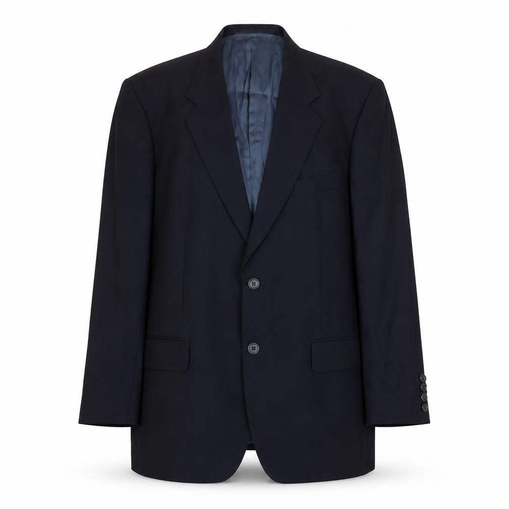 Marks & Spencer Mens Blue Wool Jacket Suit Jacket Size 40 Regular