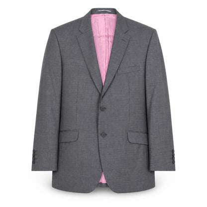 Aspen & Court Mens Grey Wool Jacket Suit Jacket Size 42 Regular
