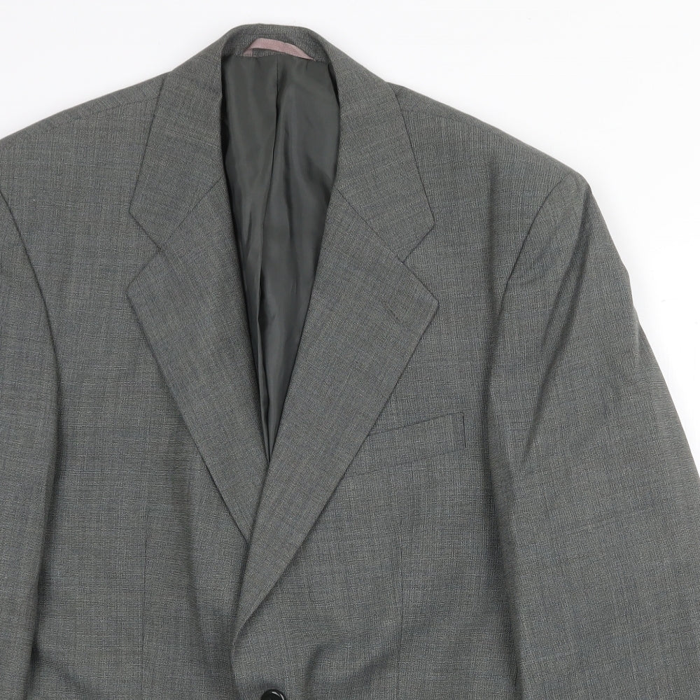 Chatsworth Mens Grey Wool Jacket Suit Jacket Size 40 Regular