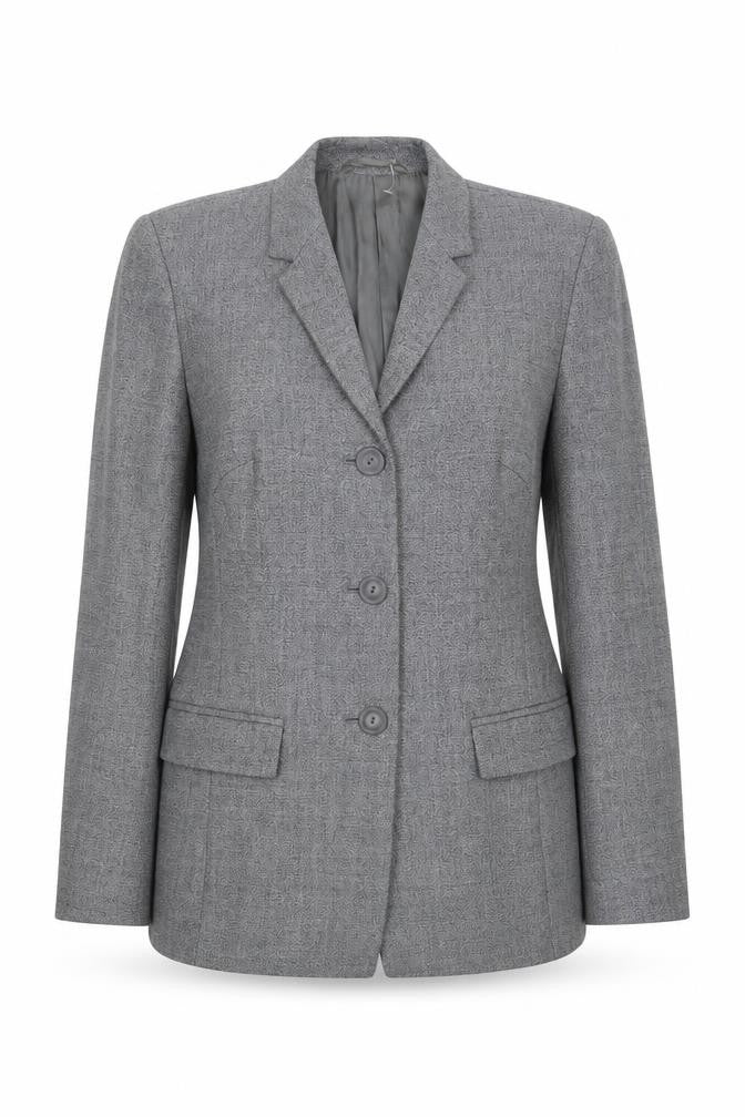 NEXT Womens Grey Jacket Blazer Size 10 Button